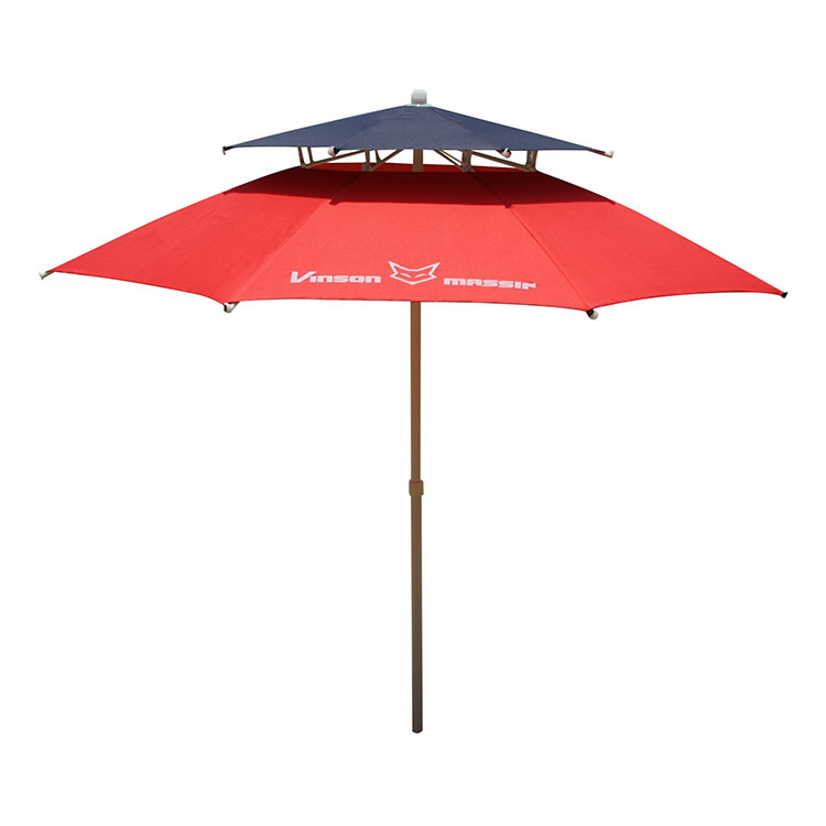 빈슨메시프 투톤 파라솔 2.4M 일반 캠핑 휴대용 야외 테라스 그늘막 낚시 대형파라솔