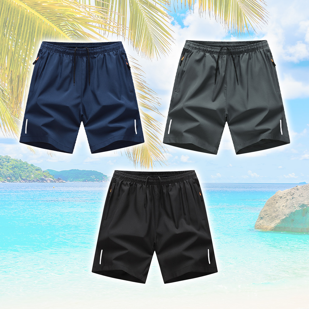 [남여공용] 여름 냉감 아이스 남성 여성 쿨 반바지 - 상품 이미지