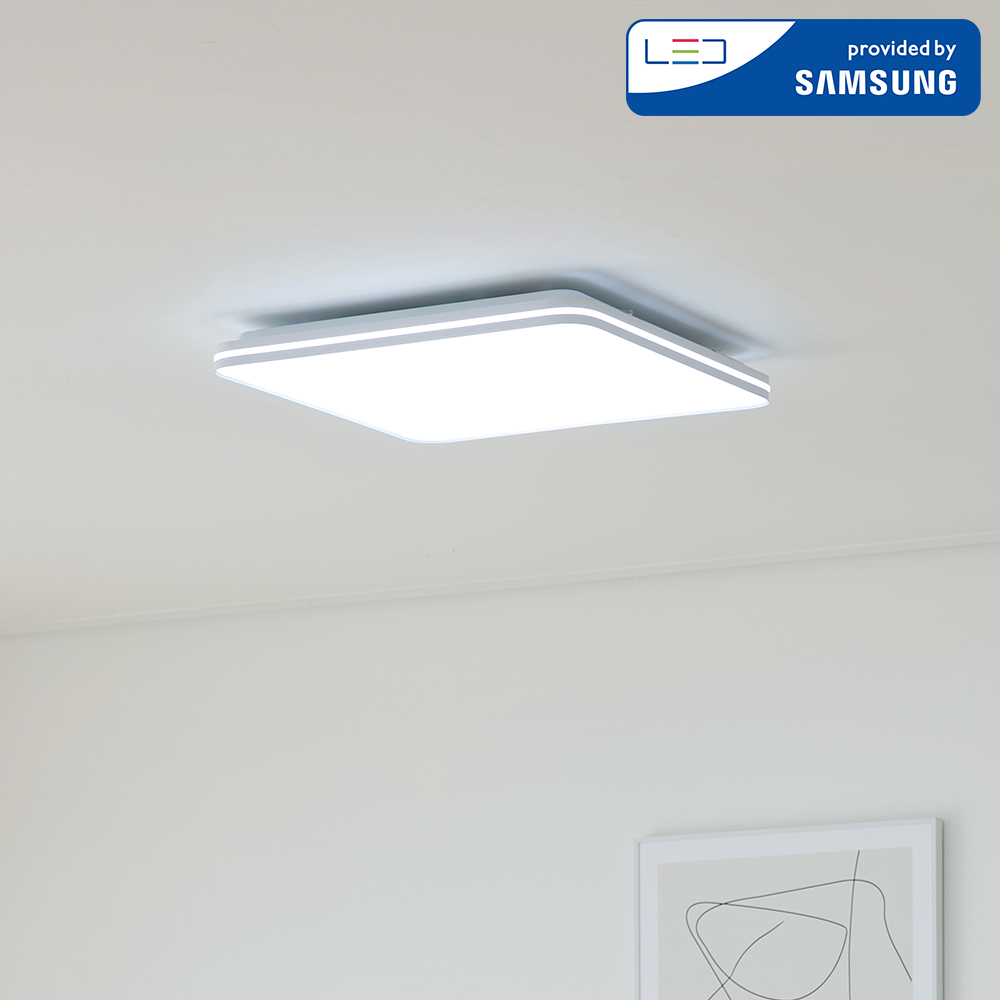 LED등 LED방등 슬림 리디아 50W 플리커프리 삼성칩 천장 안방조명