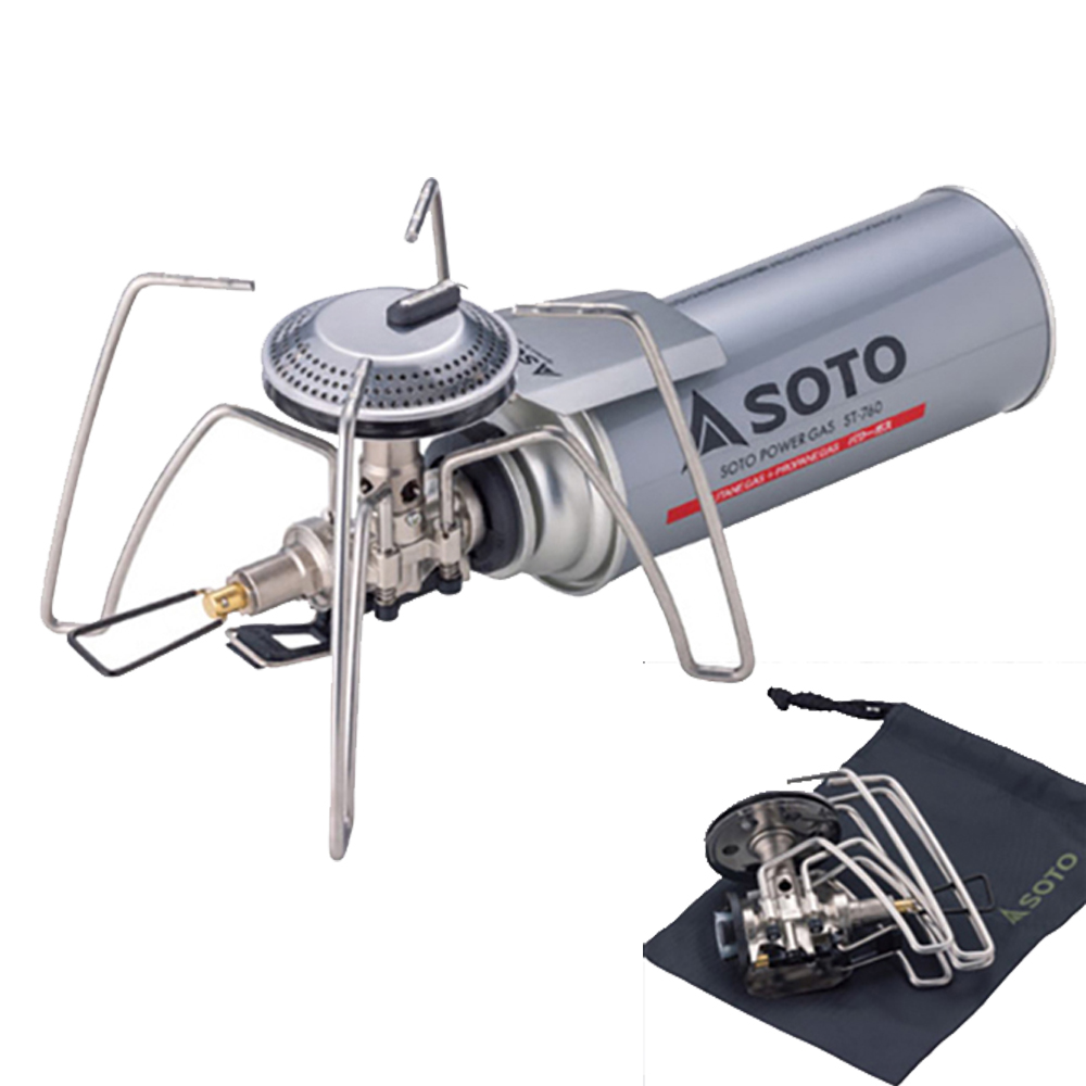 SOTO 340 소토 레귤레이터 캠핑스토브 부탄가스버너 실버