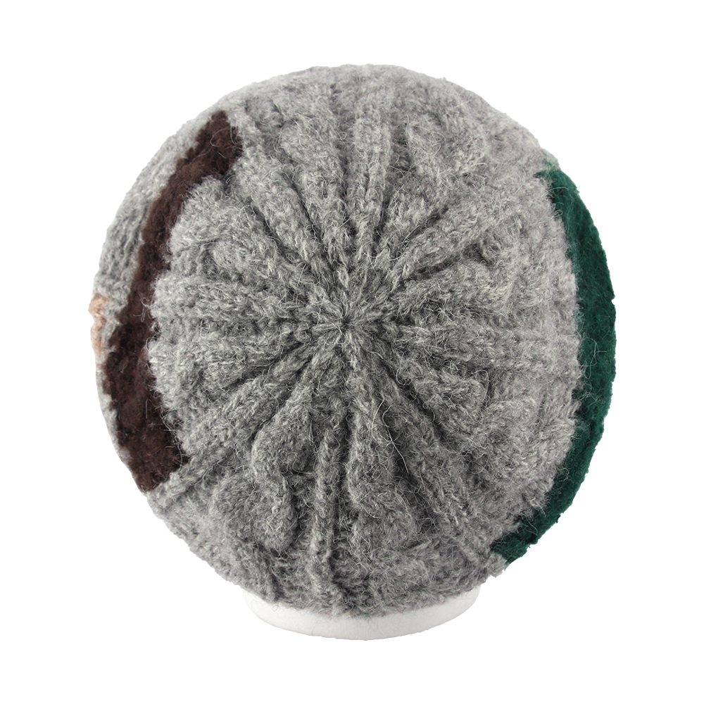 여자 남자 네모 니트 롱 비니 캡없는 챙없는 겨울 패션 모자