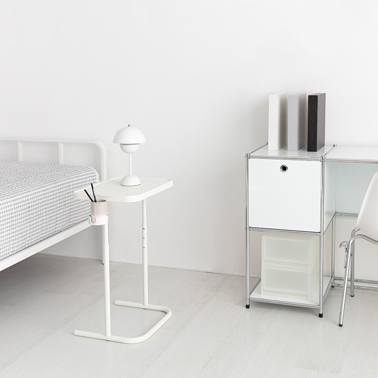 오리니 높이조절 사이드테이블 화이트 6169.7512