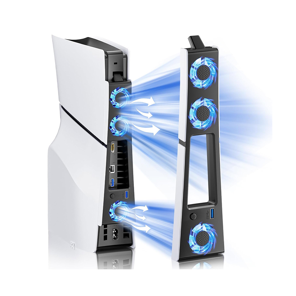 PS5 슬림 쿨러 저소음 발열방지 플스5 온도조절 쿨링팬