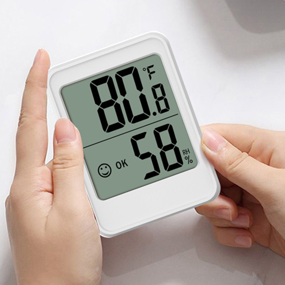자석 온도계 습도계 디지털 스탠드 벽걸이 냉장고부착식