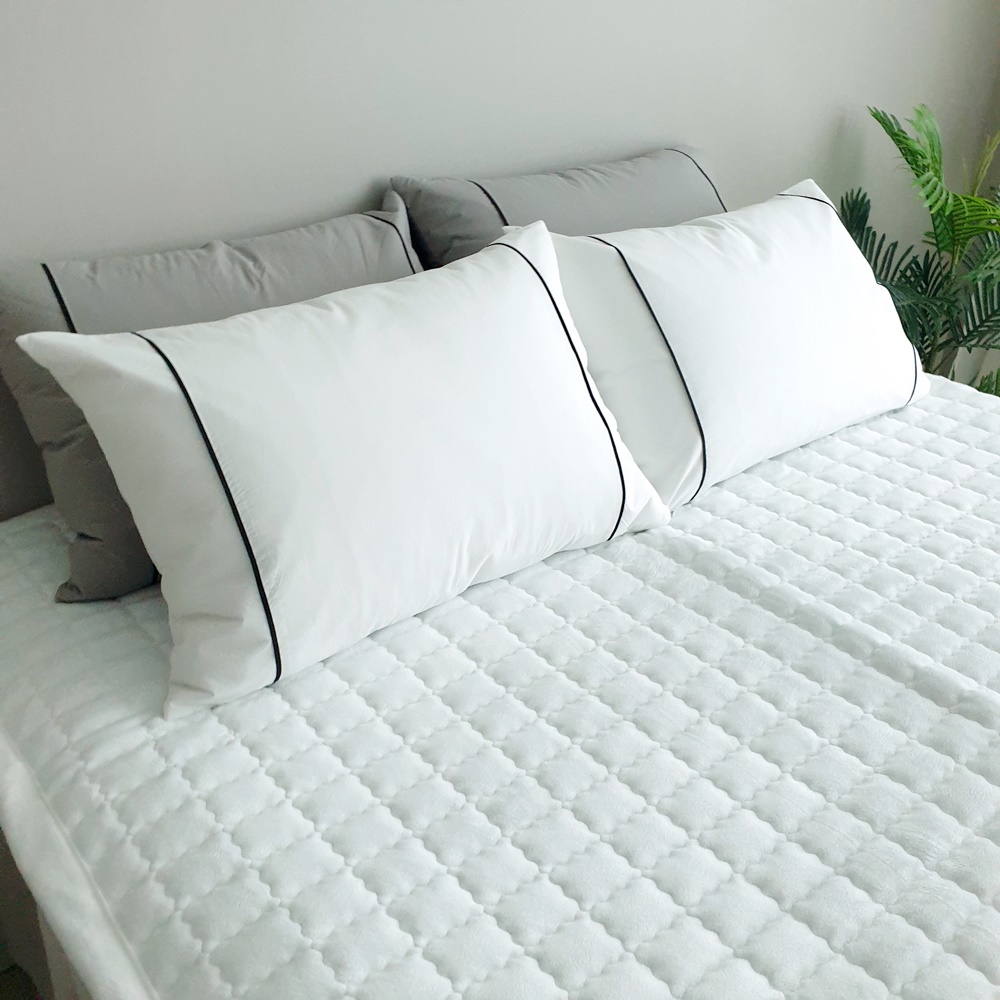 항균 쿨 듀라론 아이스셀 순면 밴딩 냉감 베개커버 2040