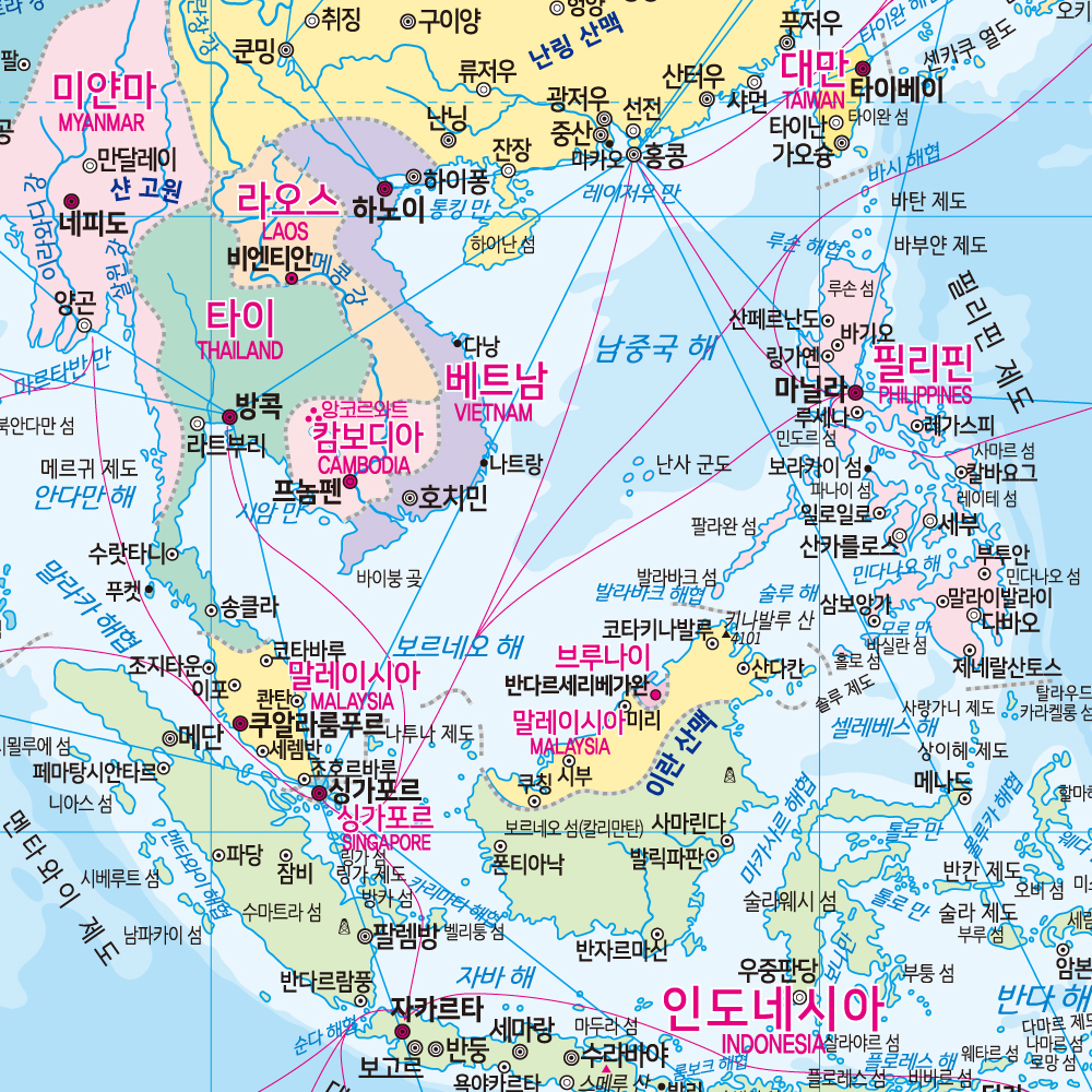 독특한 세계지도 100 x 68cm 튼튼한 하드코팅 고화질 대형 지도 보기