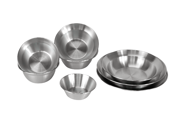 키녹스 캠핑 그릇 2인 스텐 식기 세트 8P STS304