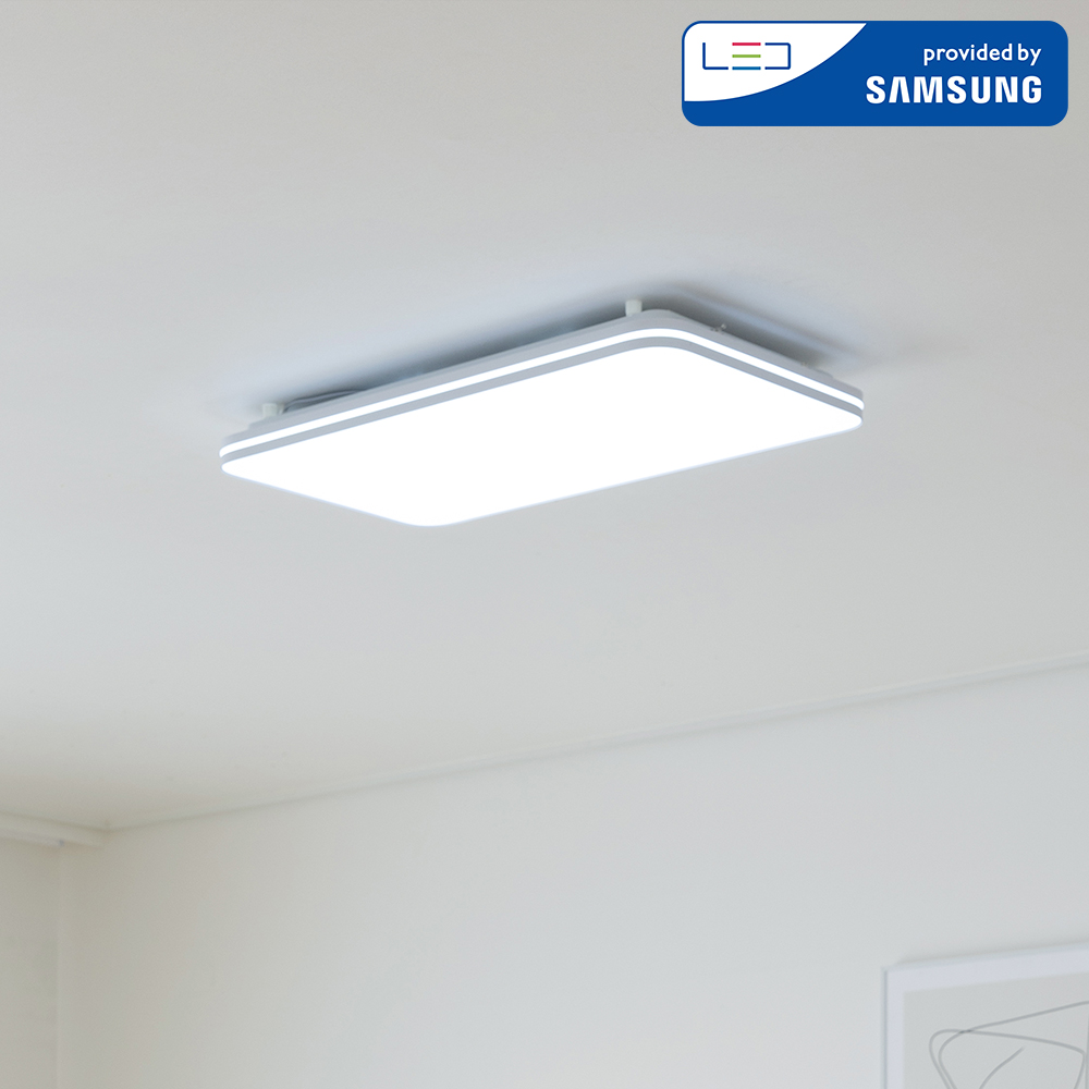 LED등 LED거실등 슬림 리디아 2등 60W 삼성칩 플리커프리 천장 인테리어 방조명 제품 이미지