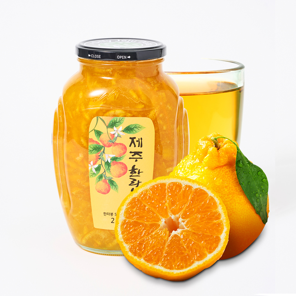 60년전통 무첨가 수제과일청 제주 한라봉청 한라봉차 2.2kg