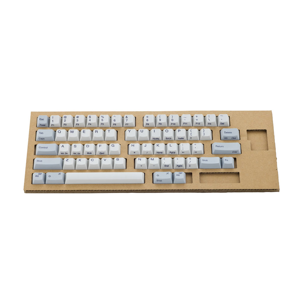 해피해킹 키캡 세트 PFU 블랙 화이트 PD-KB400KT - 메인 이미지