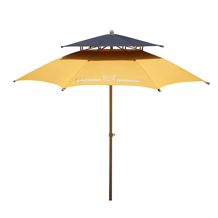 빈슨메시프 투톤 파라솔 2.4M 일반 캠핑 휴대용 야외 테라스 그늘막 낚시 대형파라솔