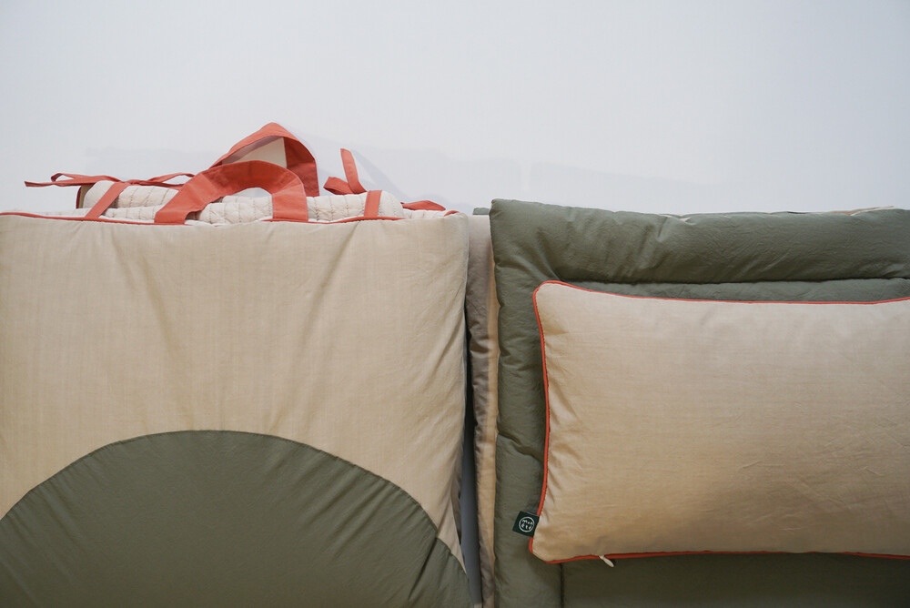 낮잠이불 세트 Circle Play Pad Set - Avocado