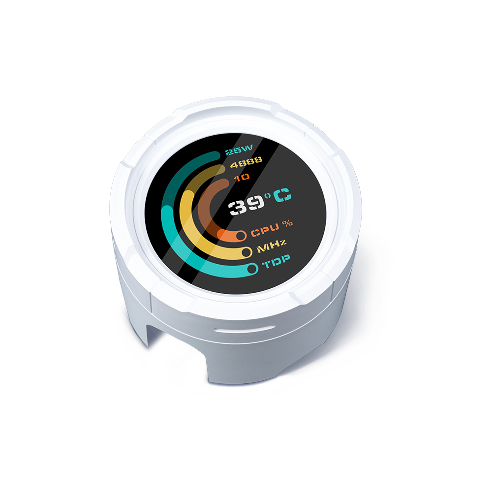 발키리 VALKYRIE V360 ARGB LCD CPU 수냉쿨러 드라큘라 화이트 - 상세 이미지 2