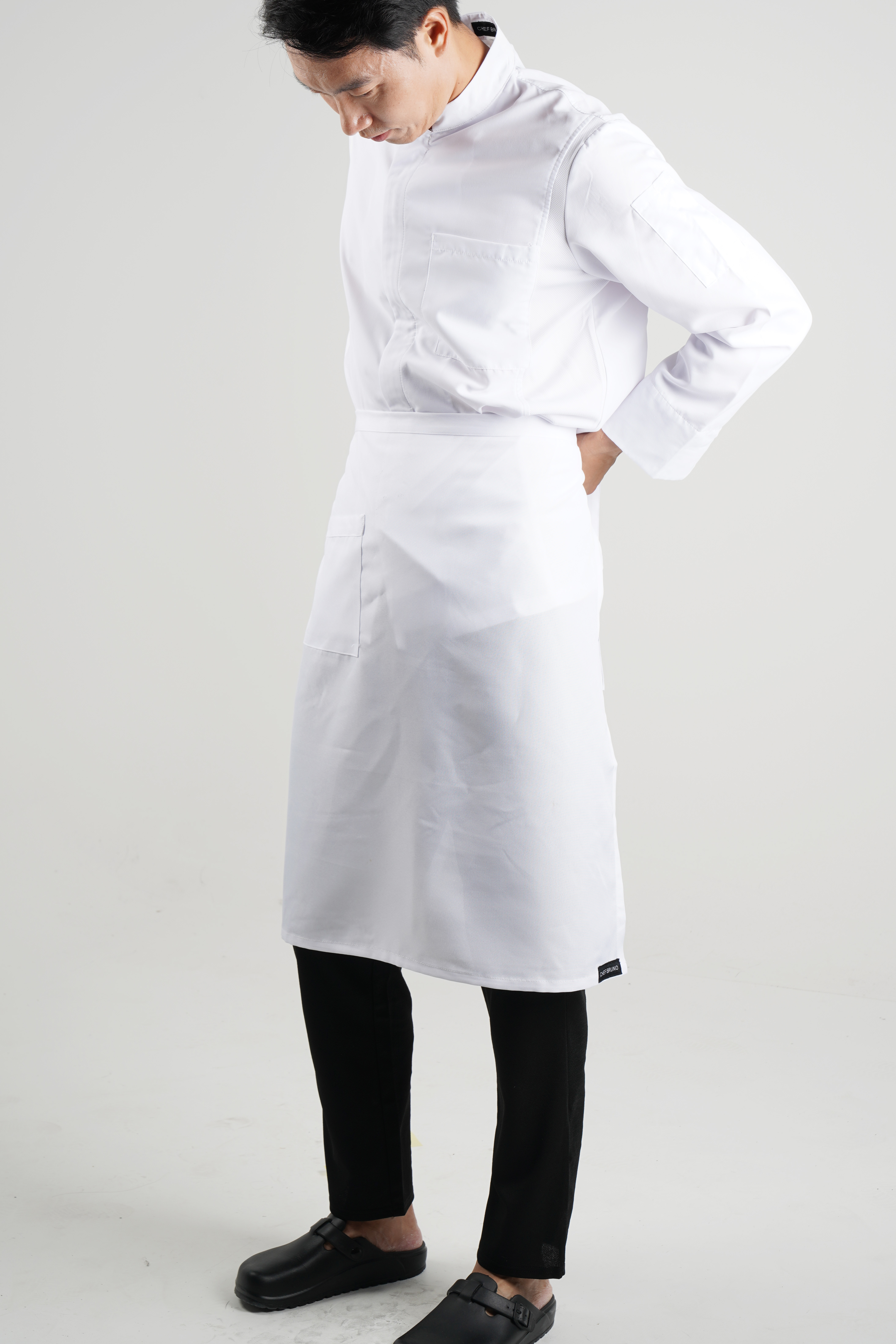 셰프브루노 허리 하프 앞치마