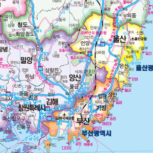 대한민국 하드코팅 지도 대형 68x100cm 학습용 우리나라 고화질 지도... 실사용 후기 | 효과 있을까? - 상품 이미지 3