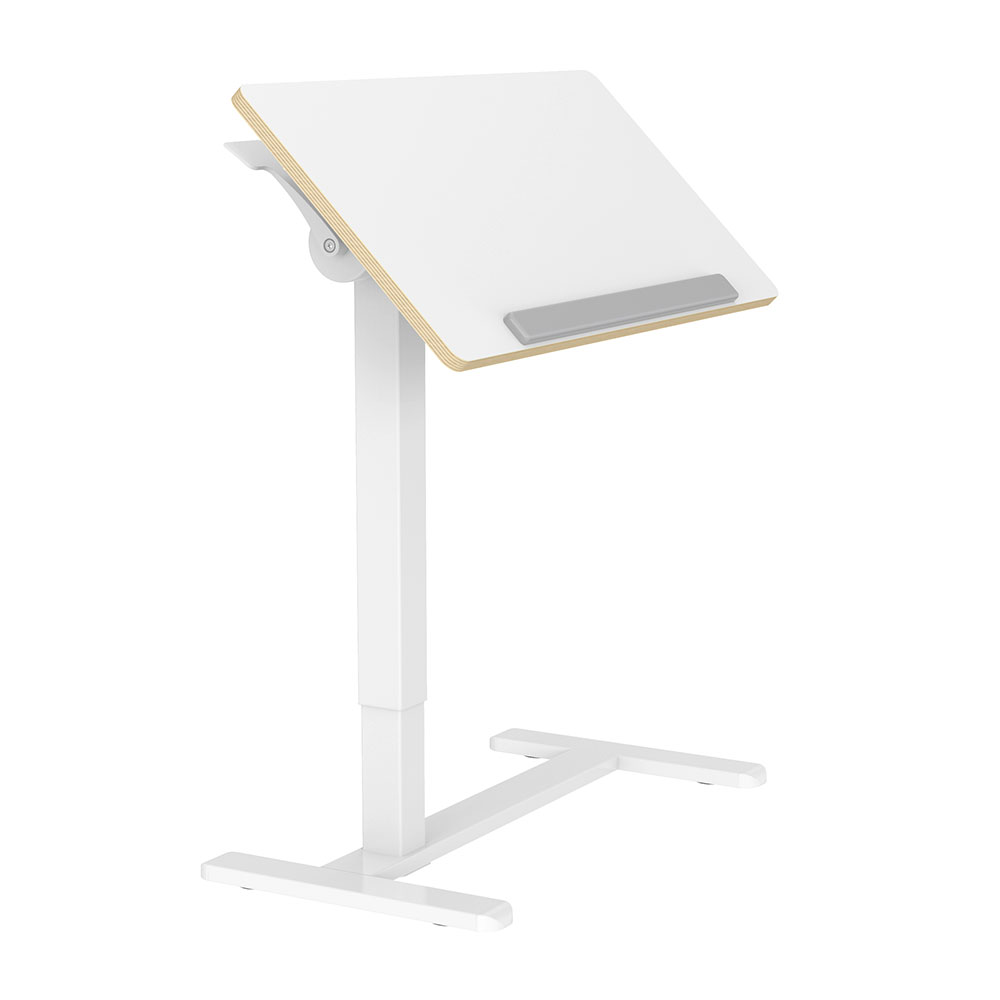 핏쳐 FDETS1 이동형 전동식 유선 무선 각도 조절 사이드 테이블