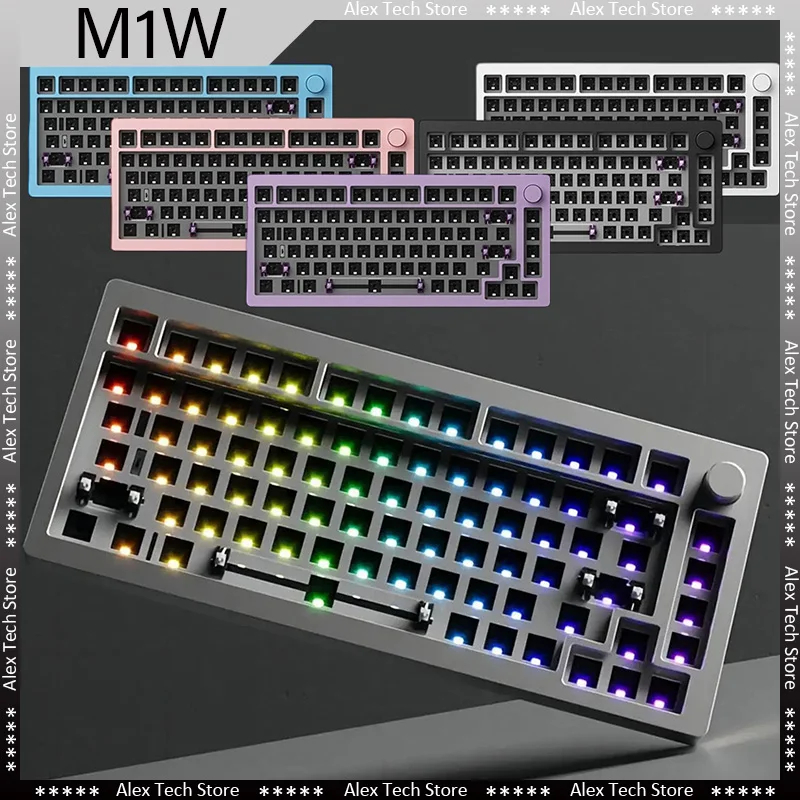몬스긱 M1W 커스텀 기계식 키보드 핫스왑 풀 알루미늄 MONSGEEK m1w 퍼플 - 상세 이미지 5