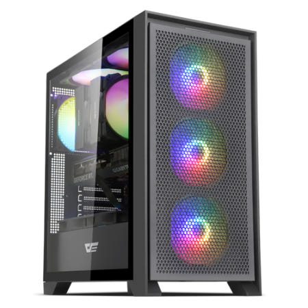 darkFlash DRX70 MESH RGB 강화유리 (블랙) 미들타워케이스