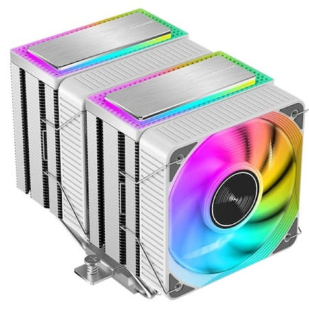 JIUSHARK JF200MINI Crystal Auto RGB (WHITE) CPU공랭쿨러