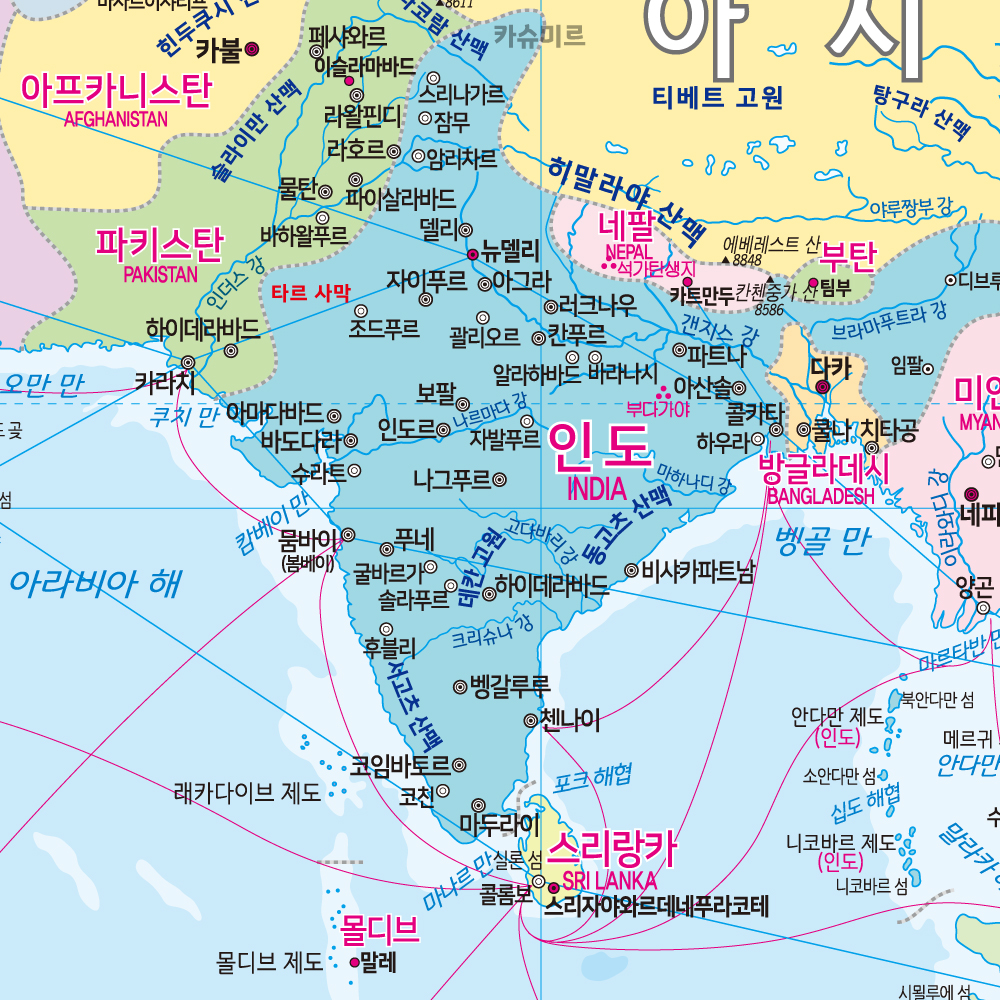 독특한 세계지도 100 x 68cm 튼튼한 하드코팅 고화질 대형 지도 보기