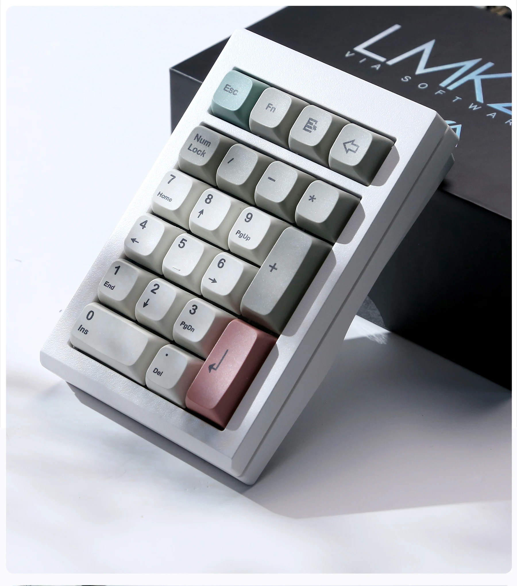 Zuoya LMK21 풀알루미늄 키패드 키트 베어본 무선 숫자 넘버 키패드 VIA지원 - 상세 이미지 4