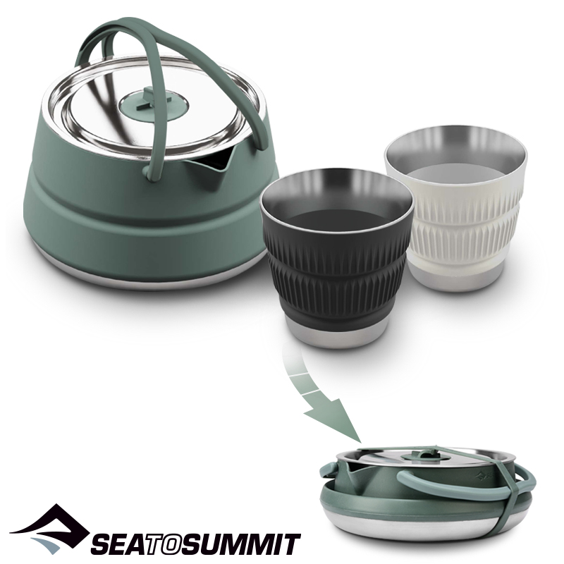 씨투써밋 디투어 케틀 세트(2종 3개) 접이식 주전자 세트 니오정식