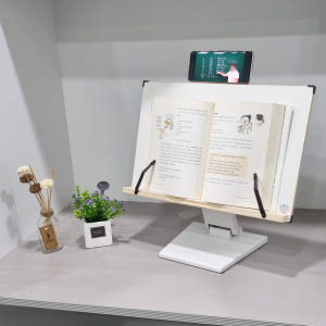 위즈독서대 빈체르 높이 각도조절 책거치대 슬라이드 원목 책받침대 빈체르4... 실사용 후기 | 효과 있을까? - 상품 이미지 4