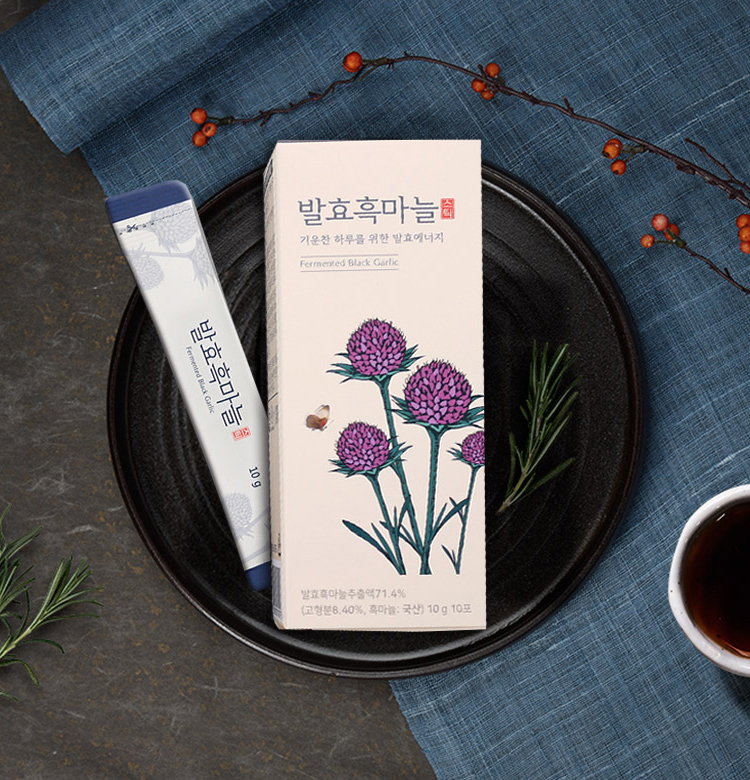 발효 흑마늘 스틱 10g 30포 쇼핑백포함 - 상세 이미지 3