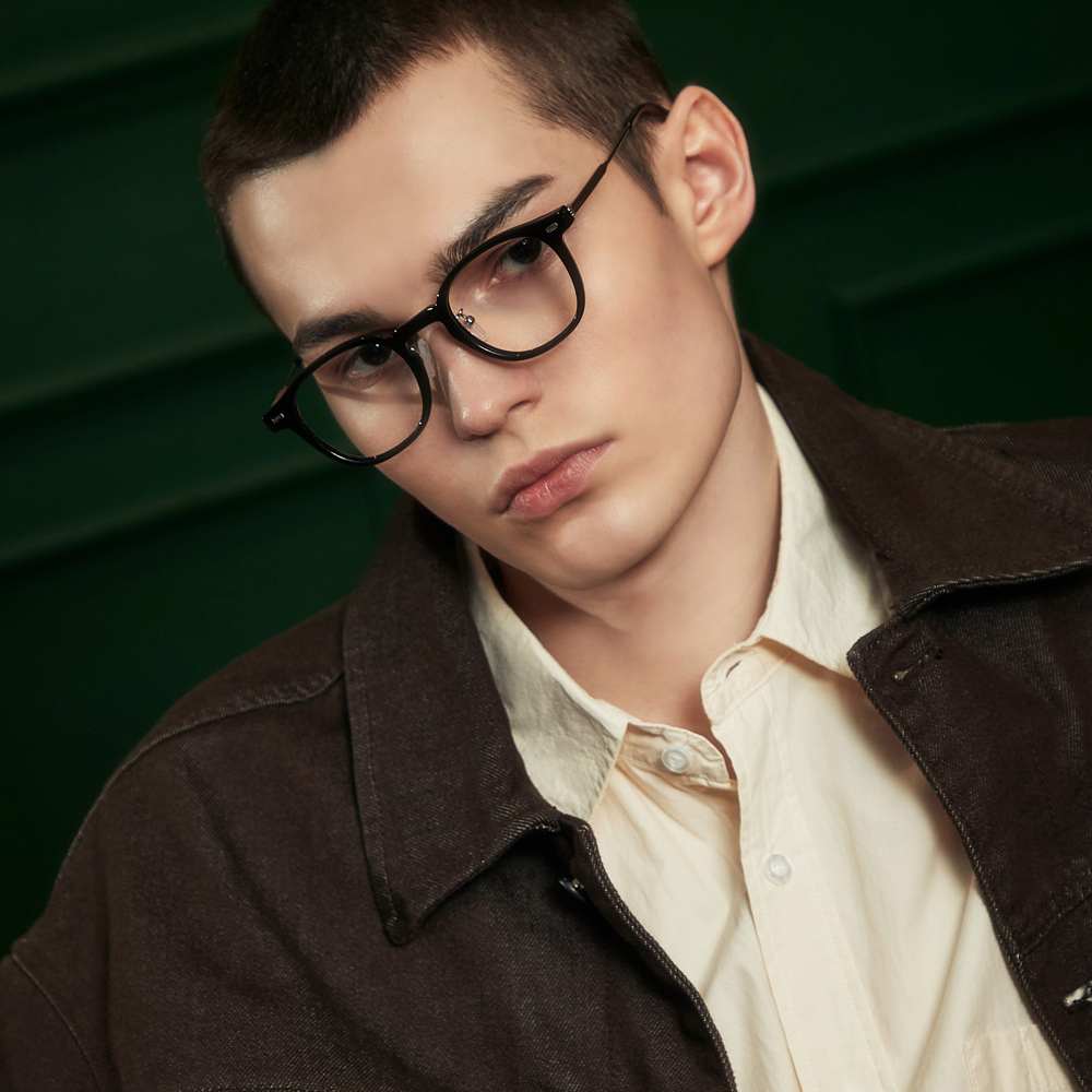 블루라이트 차단 안경 뿔테 시력보호 라식 라섹 자외선 고도근시 코받침 투명 안경테