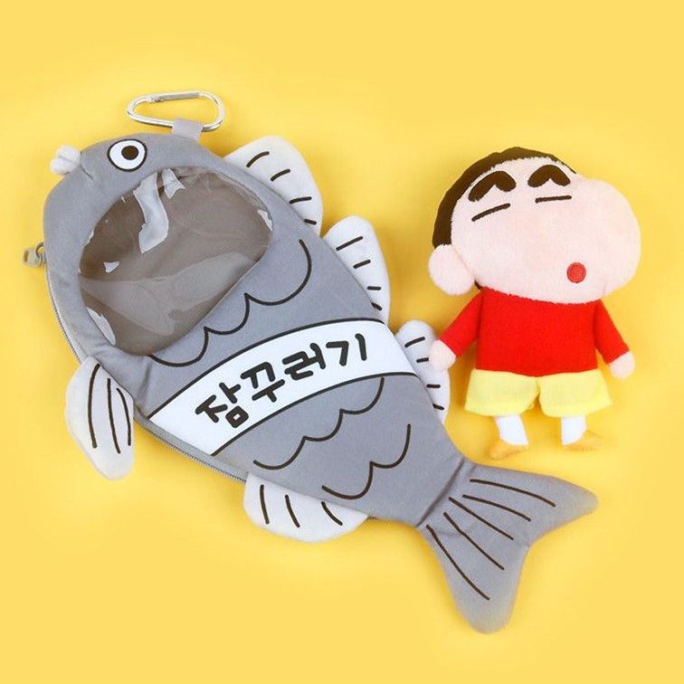 짱구 필통 인형 펜슬 침낭 파우치 굿즈 친구선물 이미지 7