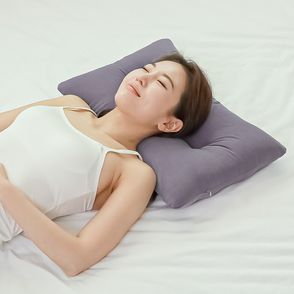 코튼샤워 높이조절 경추 베개 숙면 낮은 목주름  목디스크 세탁가능한 일체형 국산 항균 배게