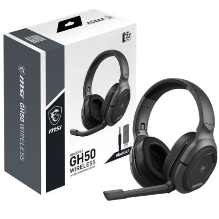 MSI GH50 가상 7.1채널 무선 게이밍 헤드셋 (정품)