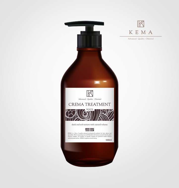 케마 블랙 트리트먼트 500ml (펌 염색 탈색 손상모 케어 단백질트리트먼트) - 상세 이미지 2