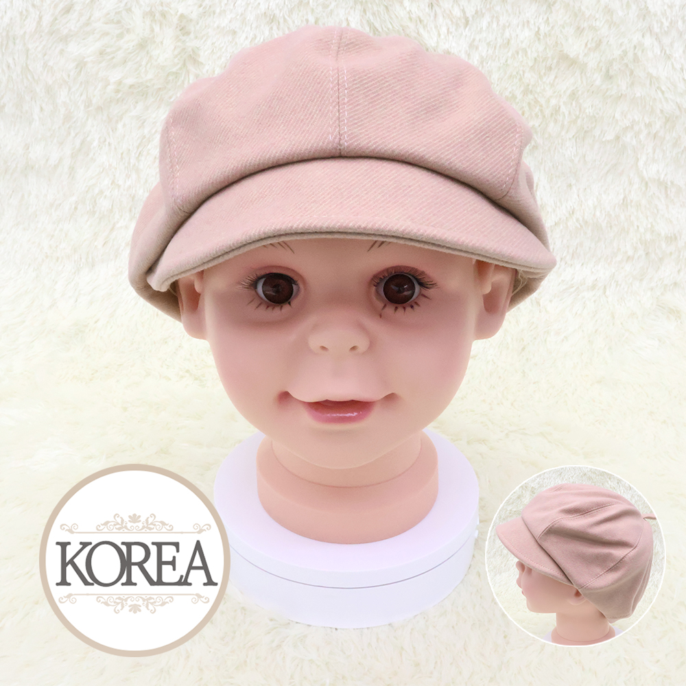 국산 신생아 아기 유아 키즈 어린이 남아 여아 모자 S꼭지베레모(꼭지팔각모) - 상세 이미지 3
