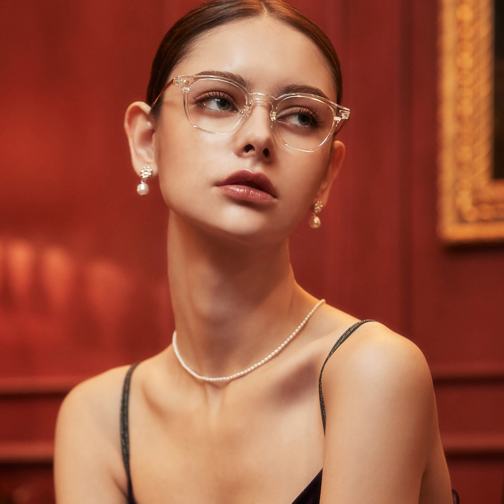 블루라이트 차단 안경 뿔테 시력보호 라식 라섹 자외선 고도근시 코받침 투명 안경테