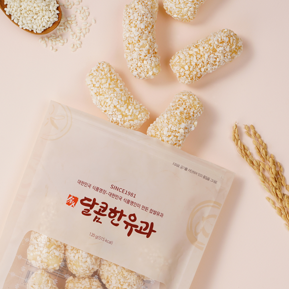 김규흔한과 명인이 만든 달콤한 유과 120g x5봉 - 상품 이미지