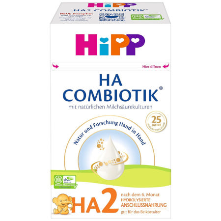 [해외]독일 힙 HiPP HA HA2 콤비오틱 분유 조제유 무전분 600g x 4개