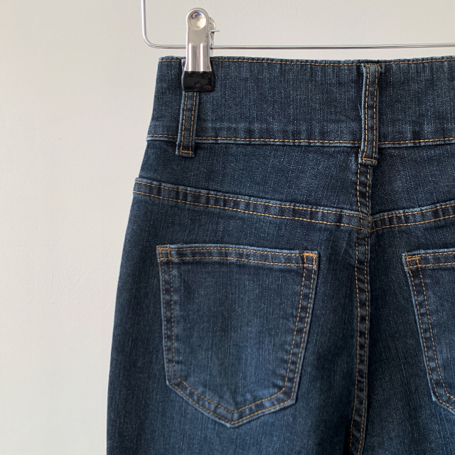 [S~2XL/숏,기본,롱] 시에나 투버튼 슬림 청바지 봄 워싱 부츠컷 데님 팬츠 상세 이미지 45