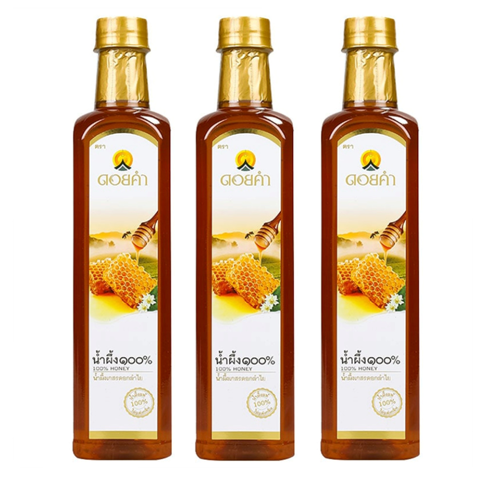 태국 꿀 왕실 롱간 자연꿀 도이캄 770g 3병 방콕 쇼핑리스트 제품 이미지