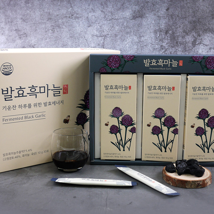 발효 흑마늘 스틱 10g 30포 쇼핑백포함 - 상세 이미지 2