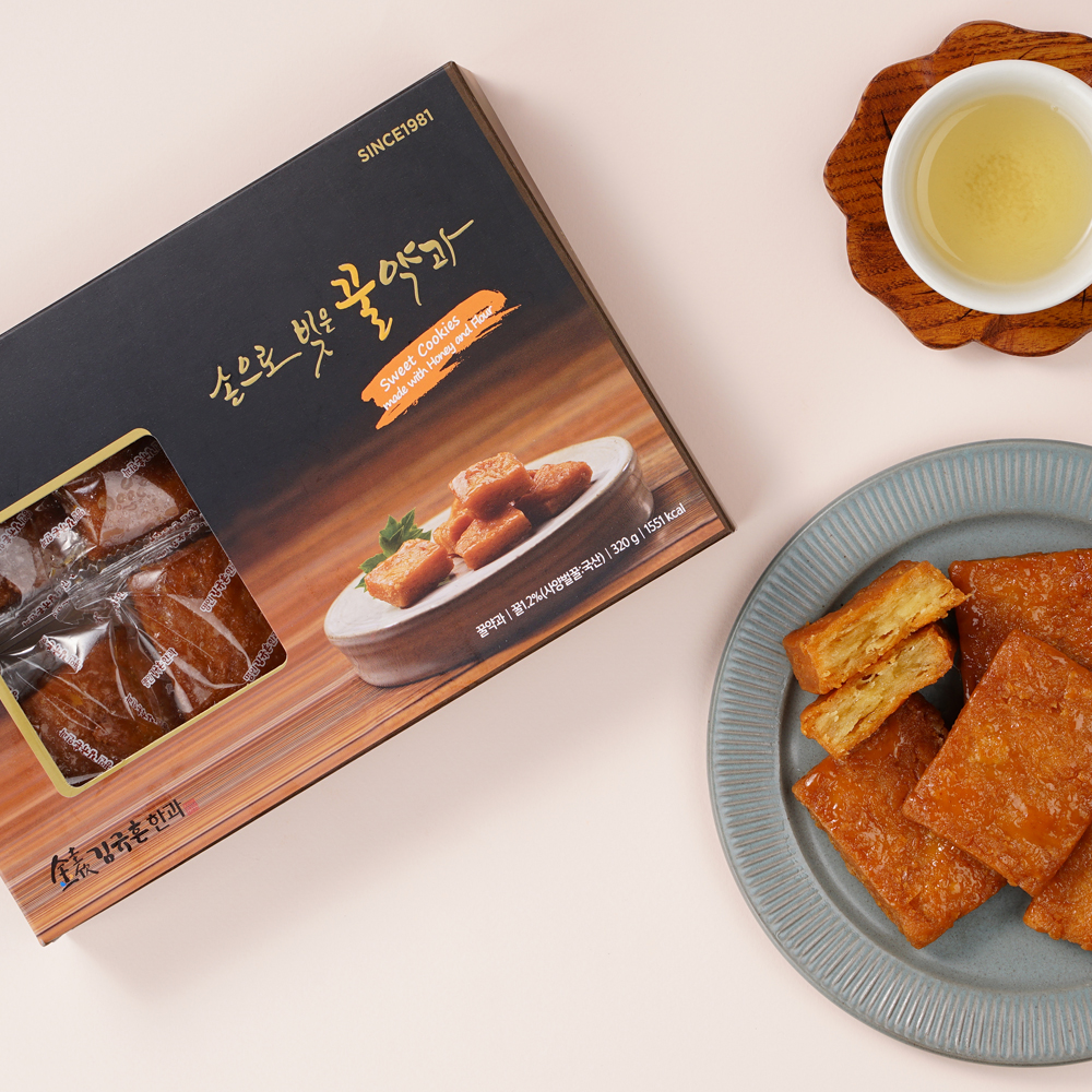 명인 명장 김규흔 한과 손으로 빚은 꿀약과 320g