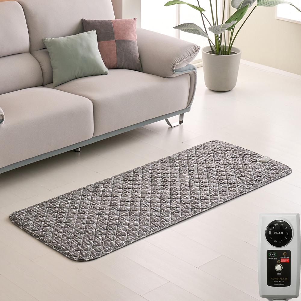탄소매트 전기장판 온열매트 전자파안심 쇼파 침대 차박 캠핑용 EMF 미니싱글