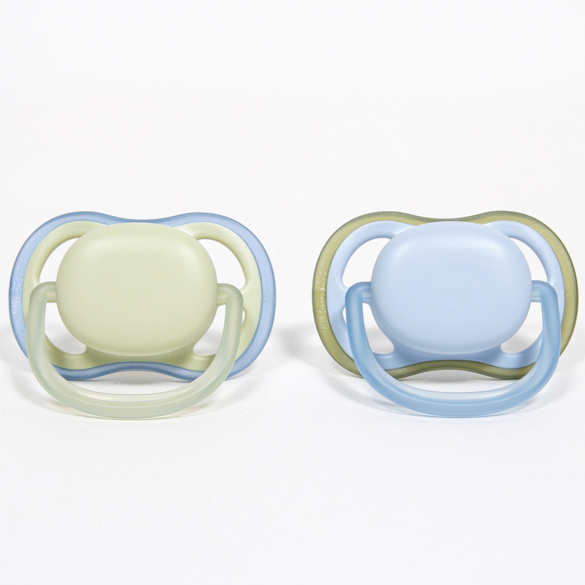 아벤트 쪽쪽이 울트라 에어 노리개 그린블루 0-6개월 2개입