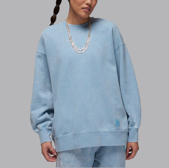 국내매장판 나이키 조던 플라이트 플리스 워시드 크루넥 스웻셔츠 D6 FN5742-436