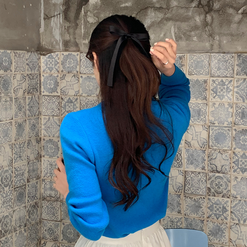 (국내제작)르바인 리본 헤어 집게핀 ac6225 이미지 2