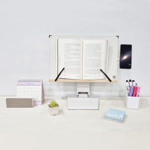 위즈독서대 빈체르 높이 각도조절 책거치대 슬라이드 원목 책받침대 빈체르4... 실사용 후기 | 효과 있을까? - 상품 이미지 3