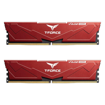 팀그룹 팀그룹 T-Force DDR5 5600 CL36 Vulcan 레드 패키지 32GB(16Gx2) TeamGroup램 데스크탑 메모리