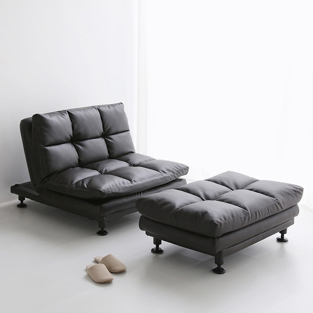 앰보 1인 멀티 소파 + 스툴 세트