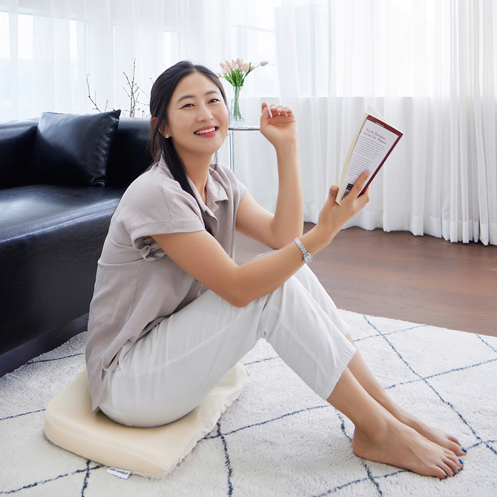 랄라컴포트시트 방석 사무실 수험생 컴퓨터 푹신한 두꺼운 운전 식탁 에어 의자방석