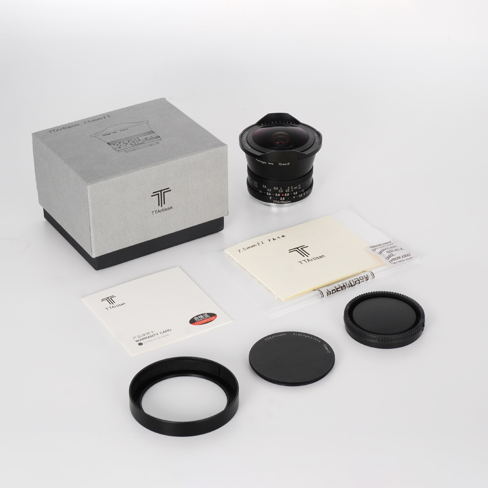 티티아티산 7.5mm F2.0 캐논 R마운트 APS-C 어안렌즈 블랙 이미지 8
